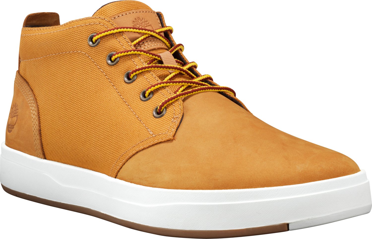timberland men's davis square fabric and leather chukka boots
