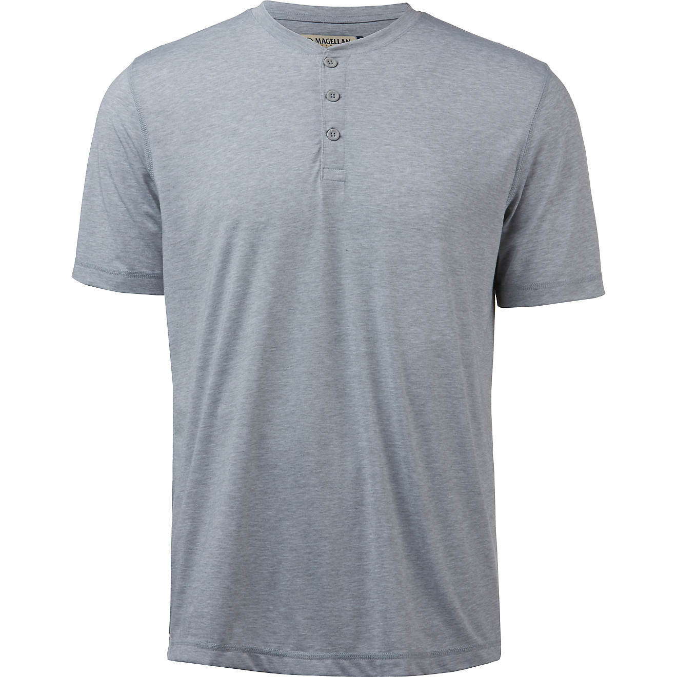 Magellan Outdoors Men's Catch and Release Short Sleeve Henley Shirt                                                              - view number 1