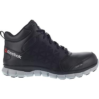 Reebok Men's SubLite Cushion Mid EH Alloy Toe Lace Up Work Shoes                                                                
