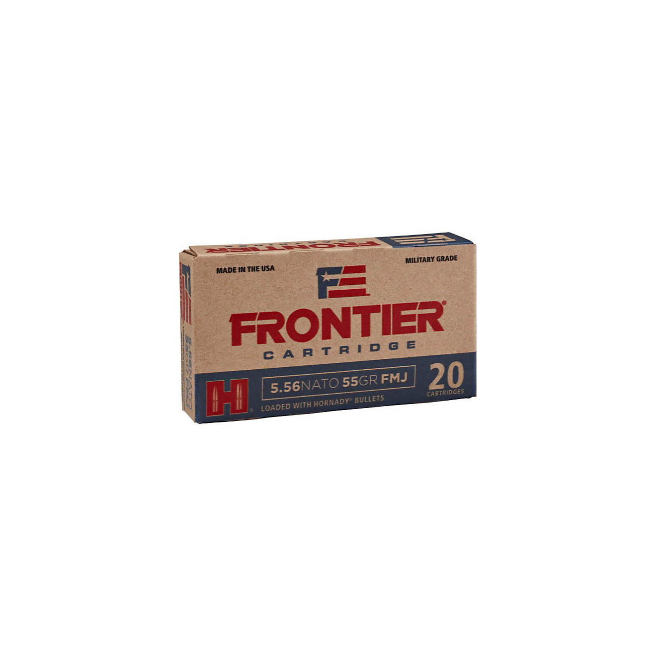 Hornady Frontier 5.56 NATO 55-Grain Centerfire Rifle Ammunition - 20 Rounds                                                      - view number 1