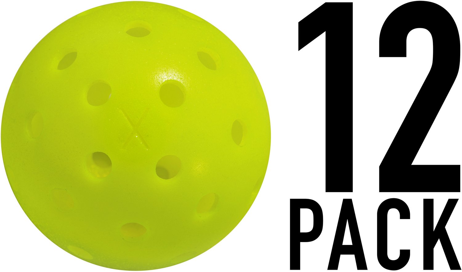 Franklin X40 Performance Outdoor Pickleballs 12Pack Academy