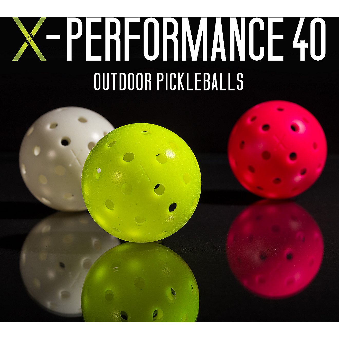 Franklin X-40 Performance Outdoor Pickleballs 12-Pack                                                                            - view number 4