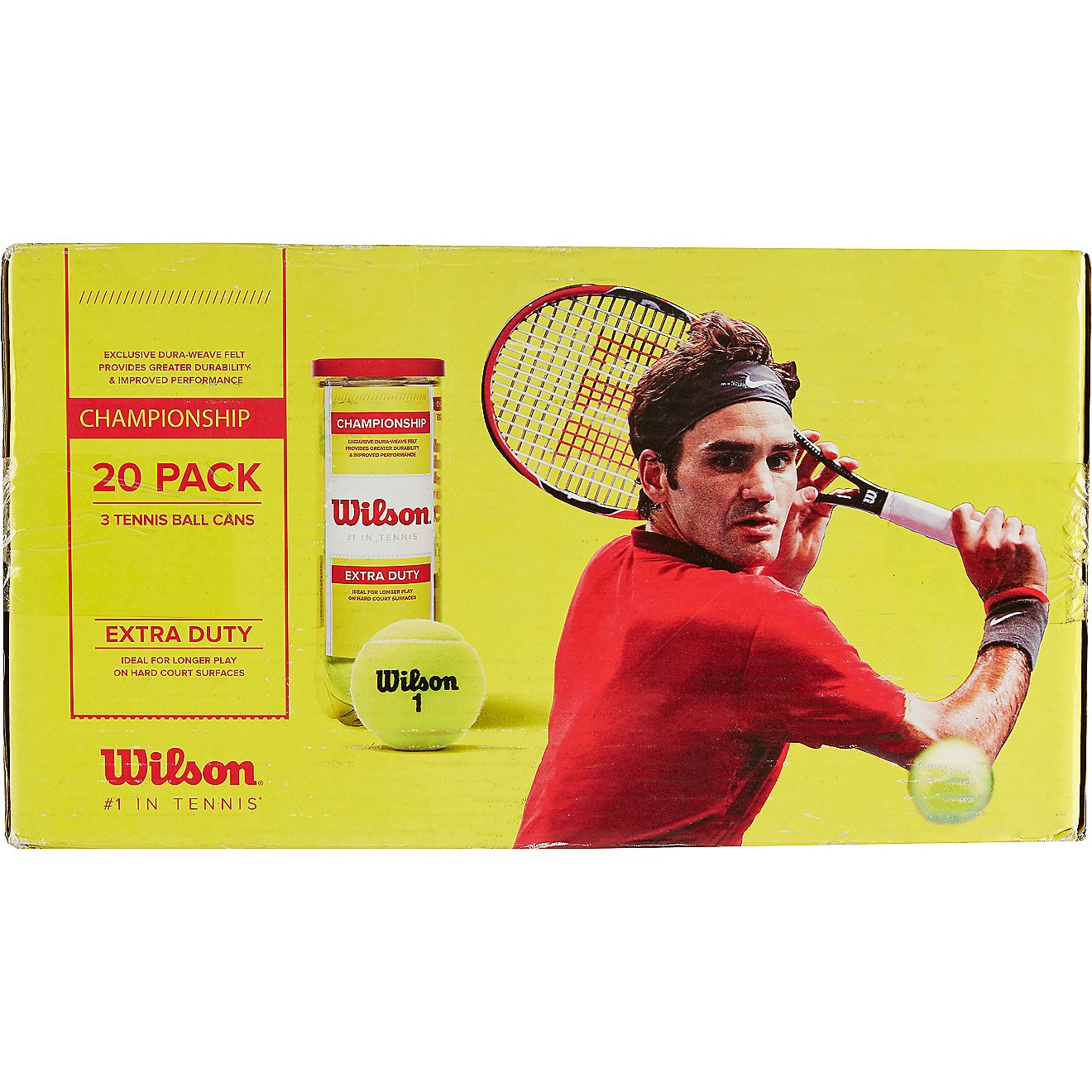 Wilson Championship Extra-Duty Tennis Balls 20-Pack                                                                              - view number 1