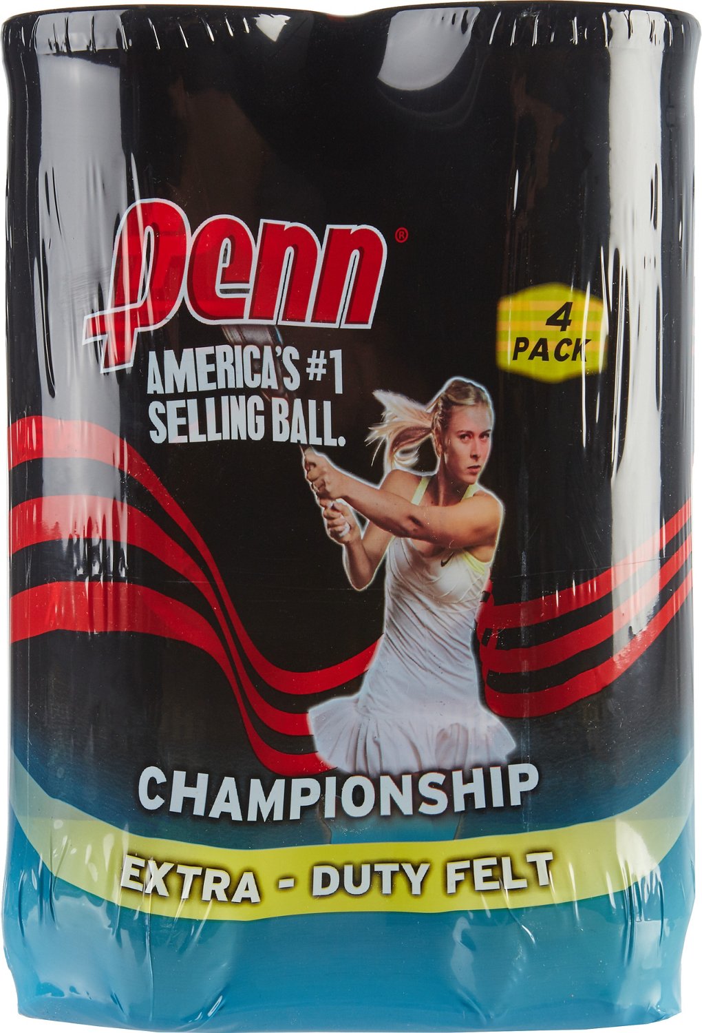 PENN Champ XD Tennis Balls 4Pack Academy