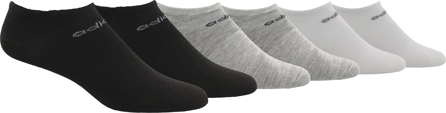 adidas Women's Superlite NoShow Socks 6 Pack Academy