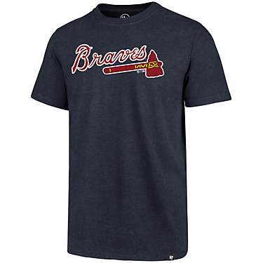 ‘47 Men's Atlanta Braves Wordmark Club Short Sleeve T-Shirt                                                                   
