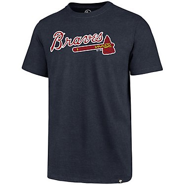 ‘47 Men's Atlanta Braves Wordmark Club Short Sleeve T-Shirt