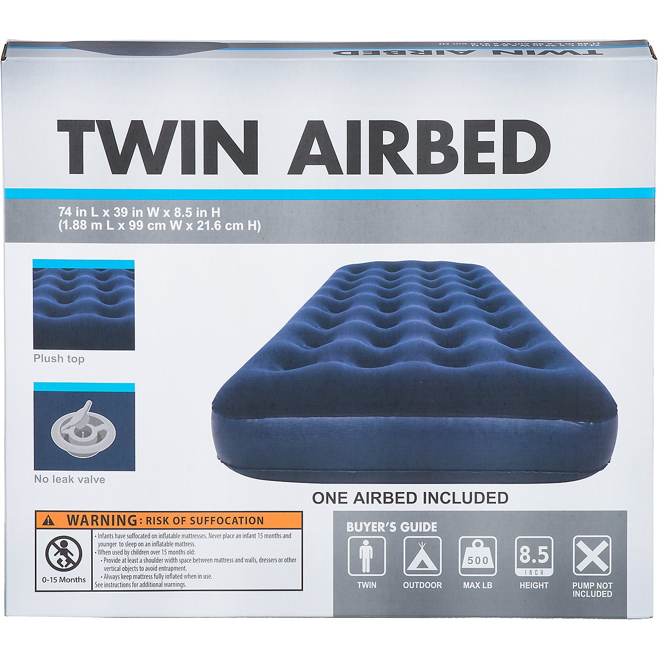 Twin-Size Plush Top Airbed                                                                                                       - view number 3