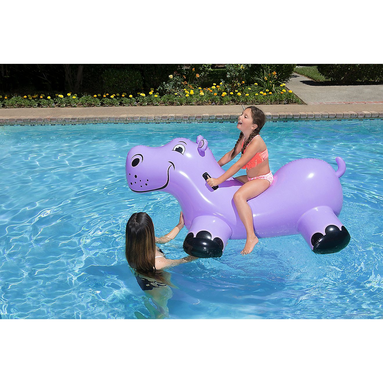 Poolmaster Happy Hippo Rider                                                                                                     - view number 2