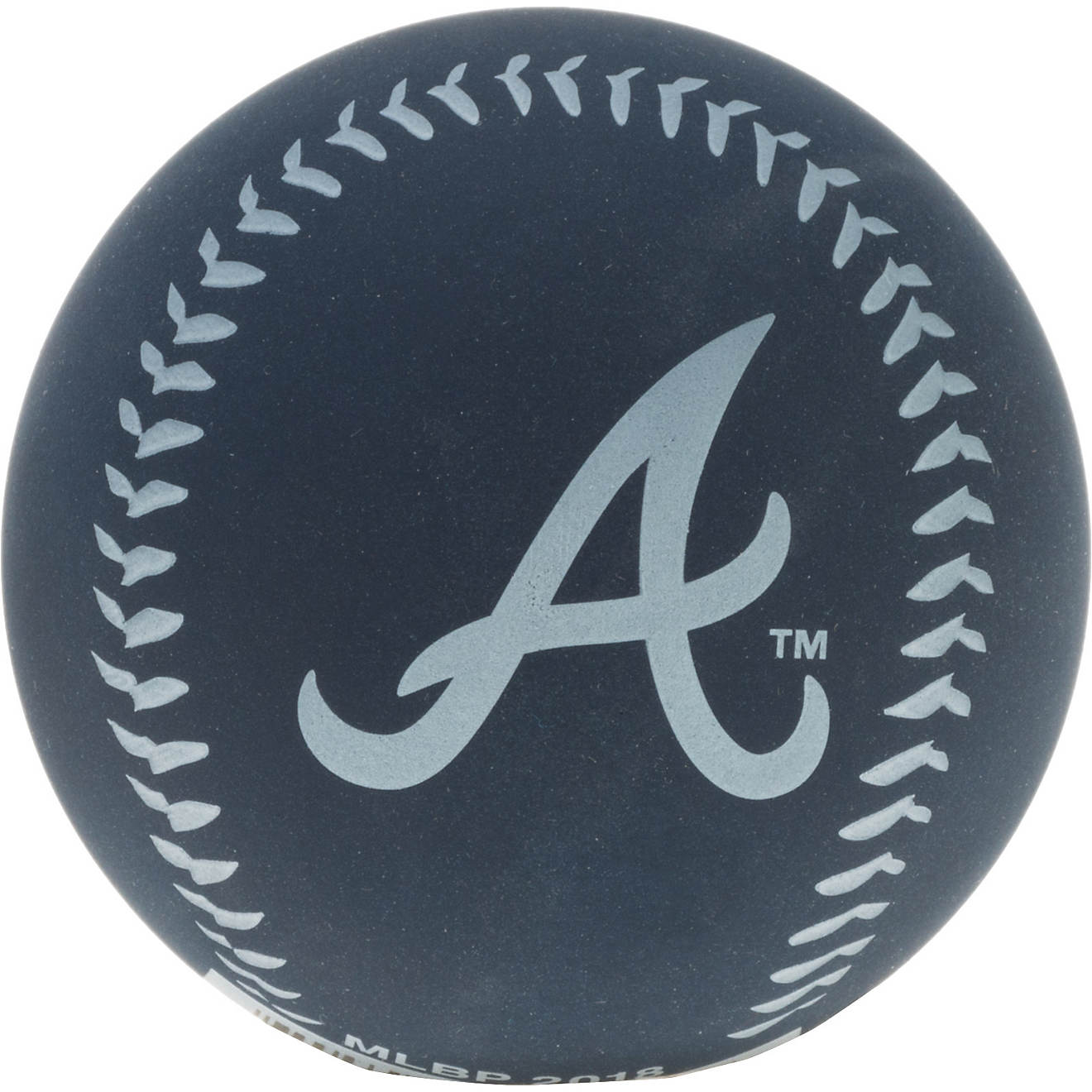 Rawlings Atlanta Braves Big Fly High Bounce Rubber Baseball                                                                      - view number 1
