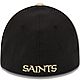 New Era Men's New Orleans Saints Team Classic 39THIRTY Stretch Fit Cap                                                           - view number 3 image