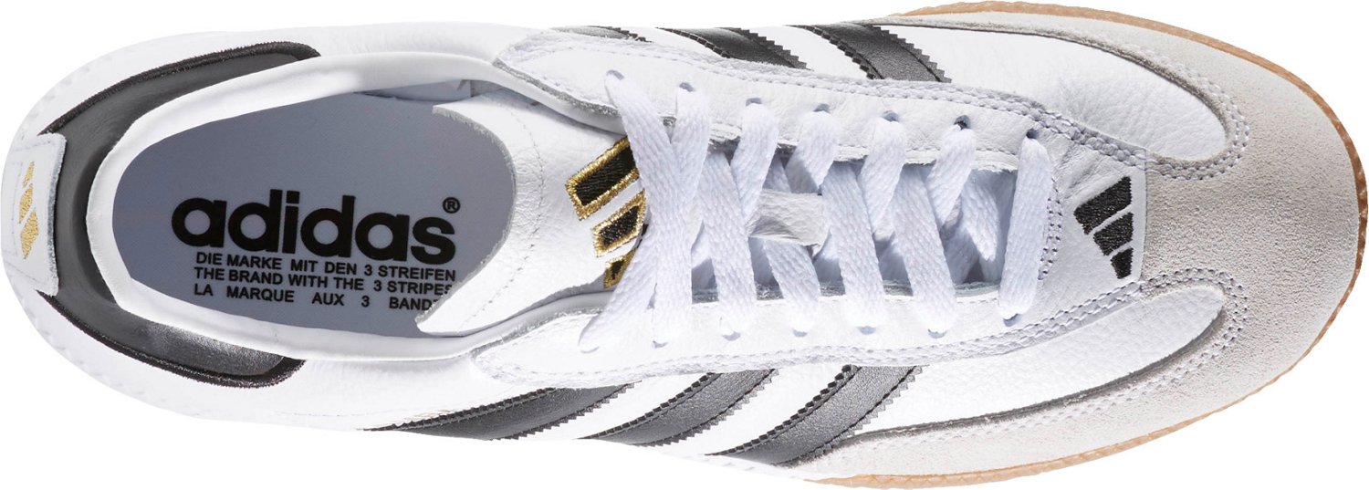 Adidas Men S Samba Millennium Leather Indoor Soccer Shoes Academy