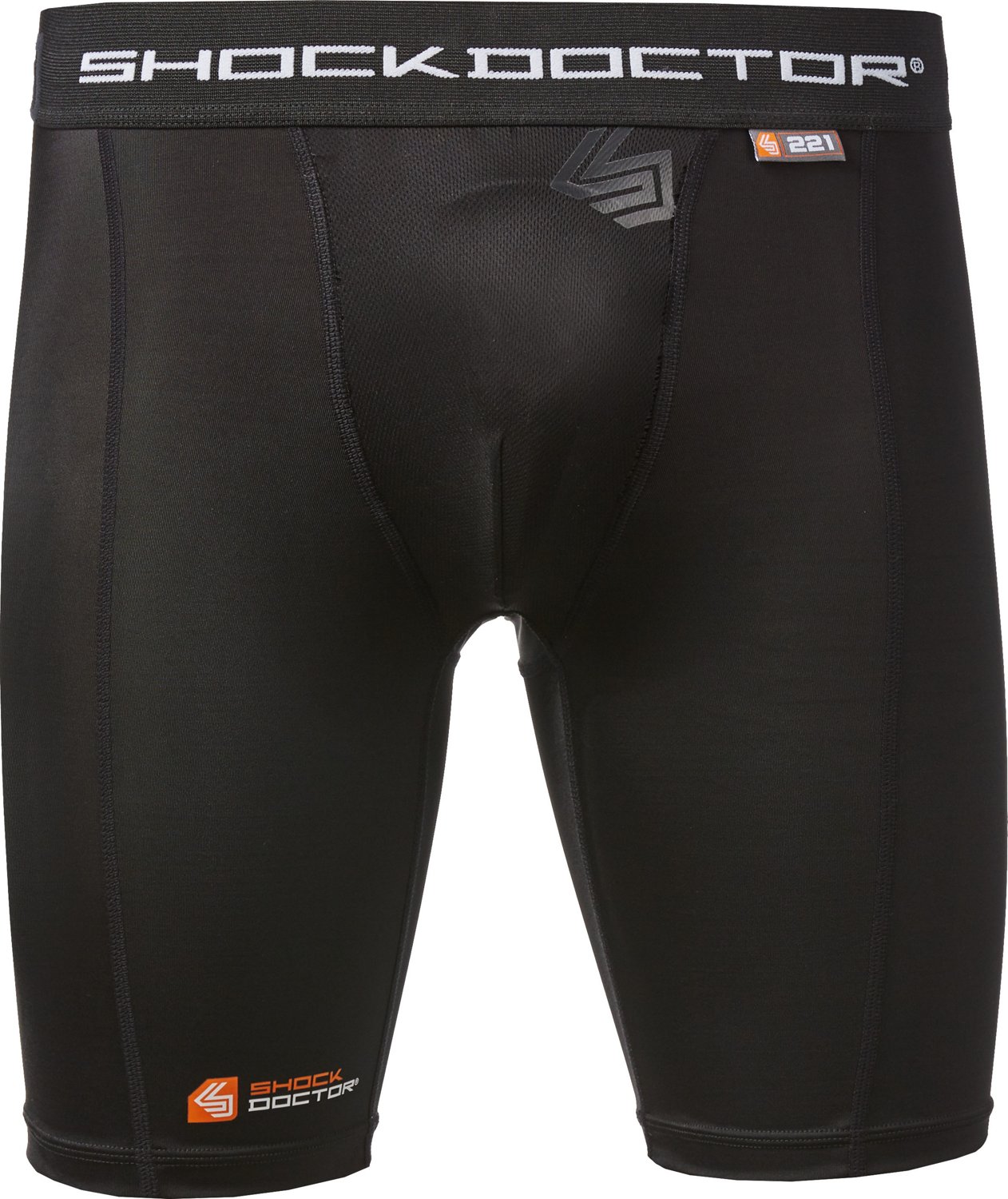 Shock Doctor Men's Core Compression Shorts with Bio-Flex Cup | Academy