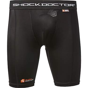 Shock Doctor Men's Core Compression Shorts with Bio-Flex Cup                                                                    