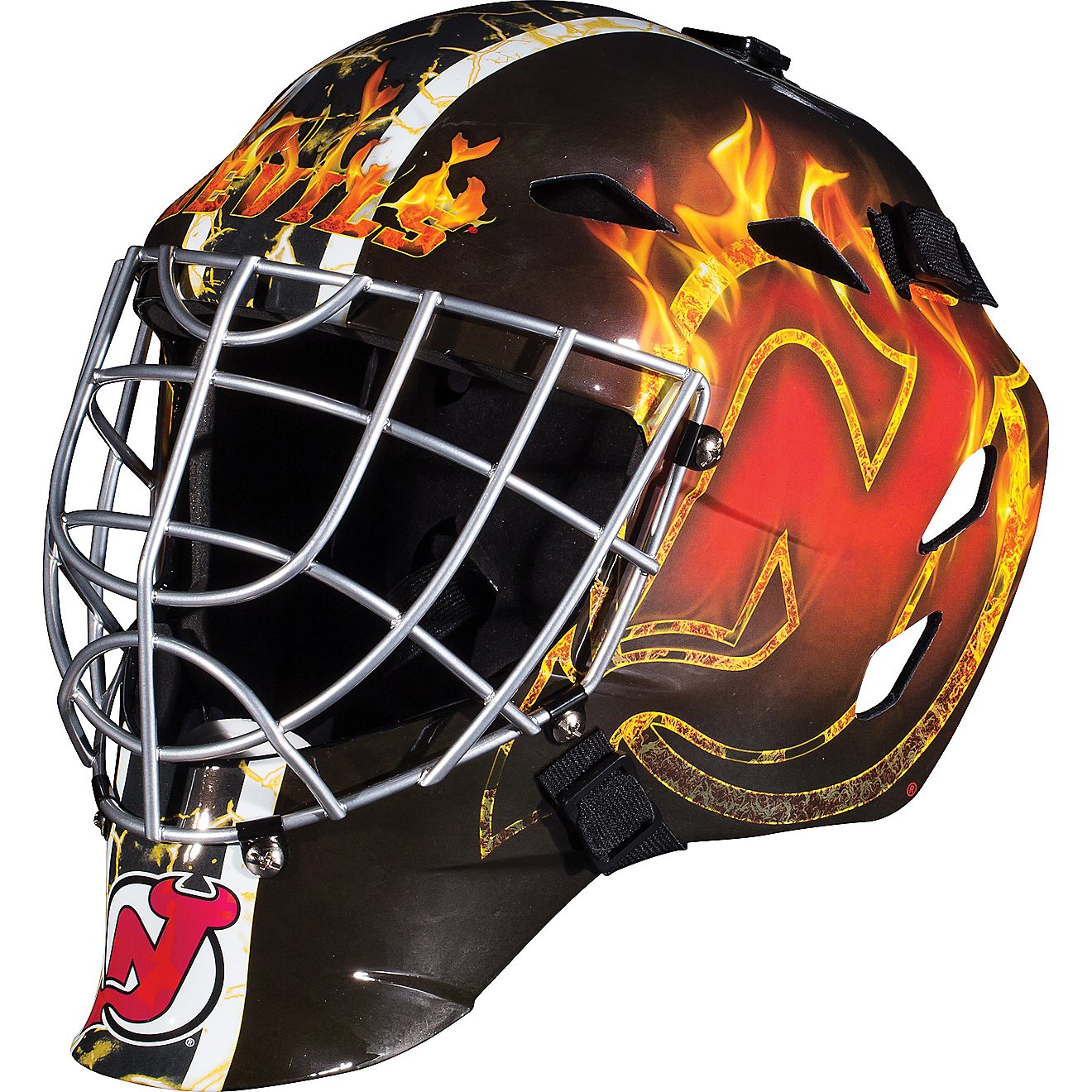 Franklin Boys' New Jersey Devils GFM 1500 Goalie Face Mask                                                                       - view number 2
