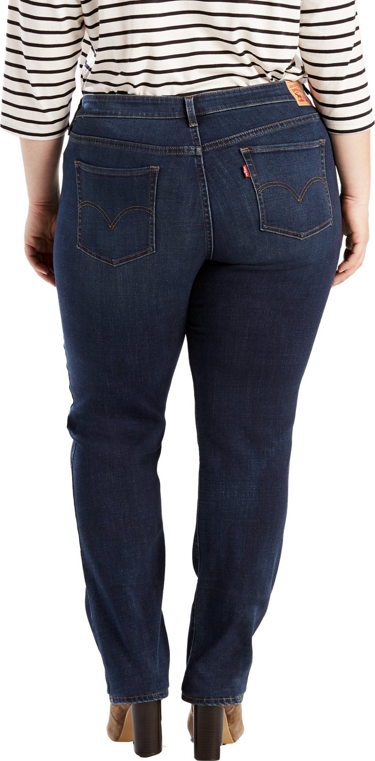 Levi's Women's 414 Plus Size Classic Straight Fit Jeans Academy