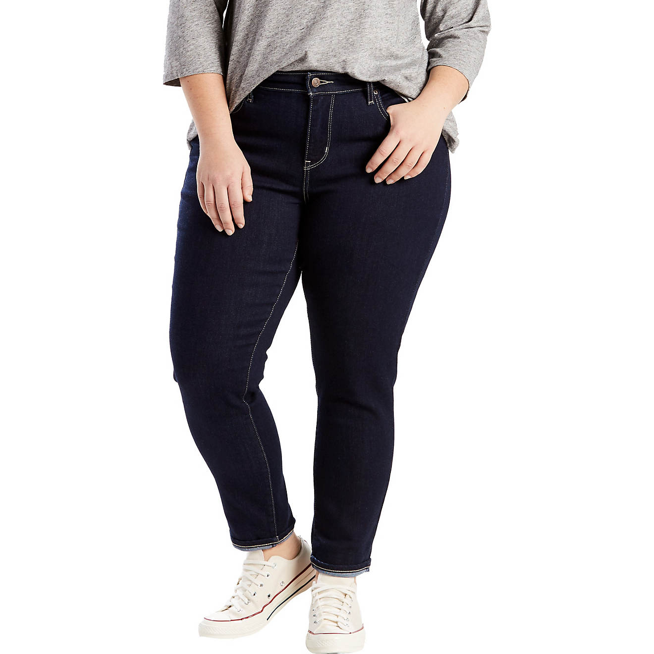 Levi's Women's 711 Plus Size Skinny Fit Jeans                                                                                    - view number 1