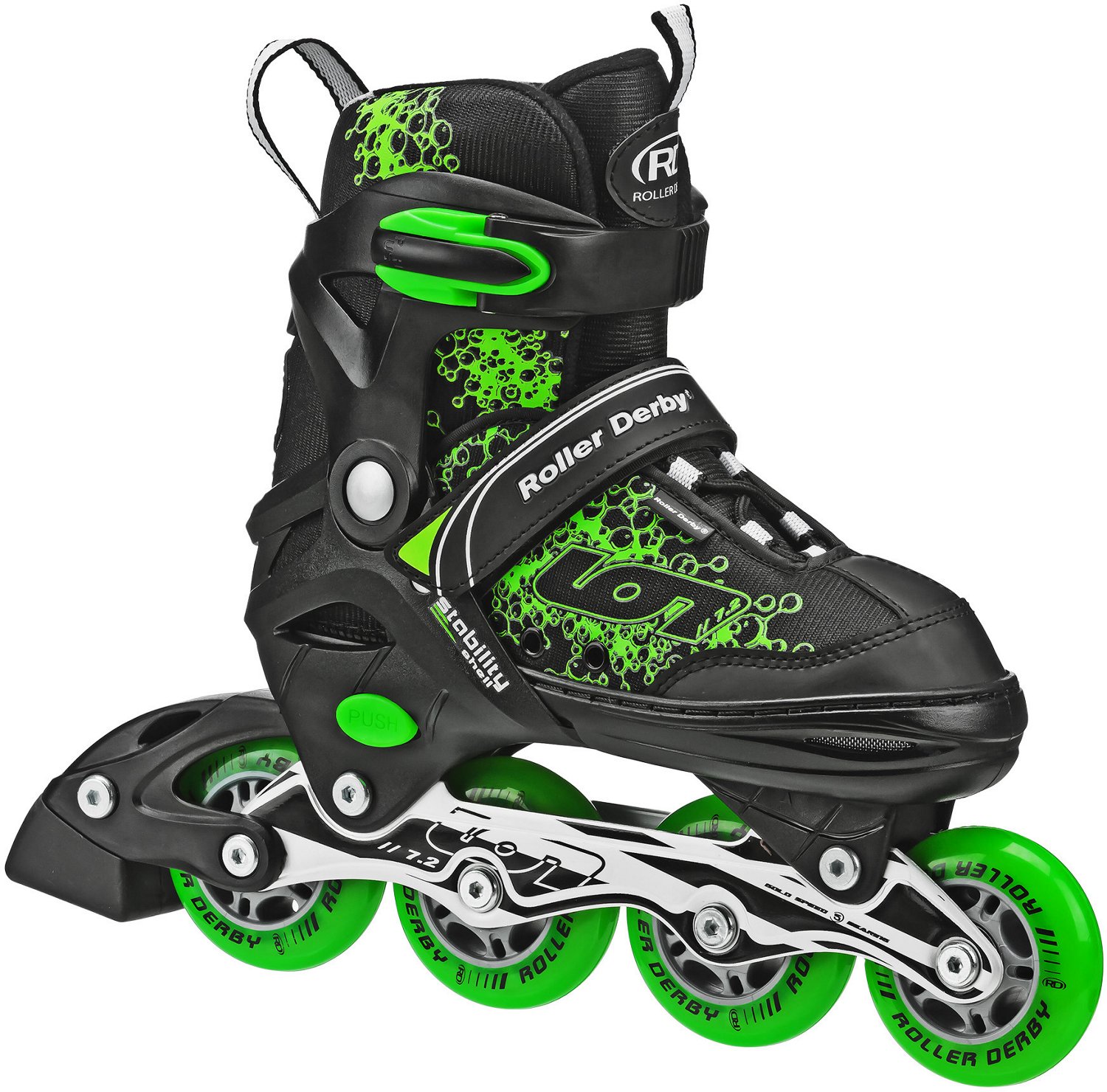 Roller Derby Boys' Ion Adjustable InLine Skates Academy