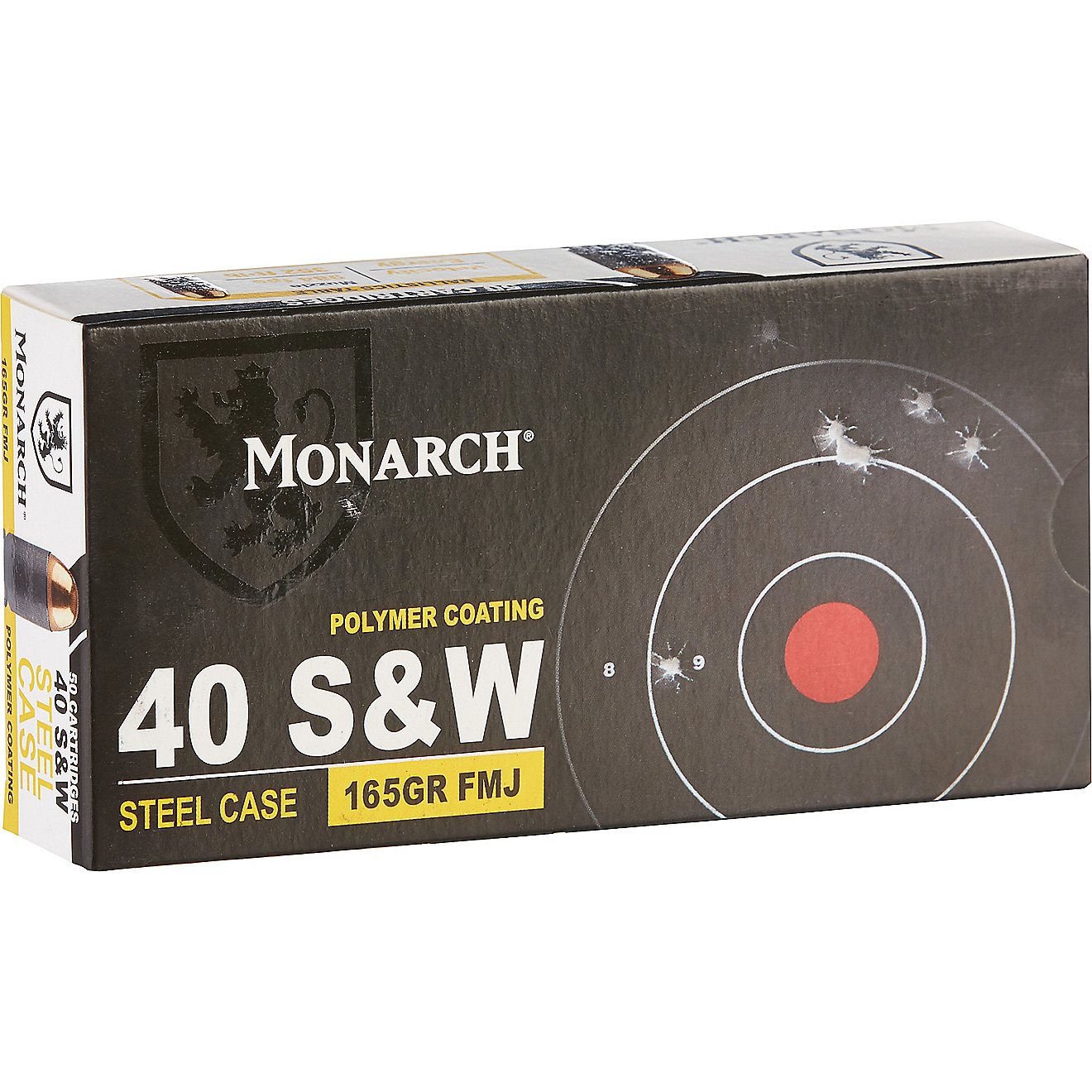Monarch .40 S&W FMJ Pistol Ammunition - 50 Rounds                                                                                - view number 1