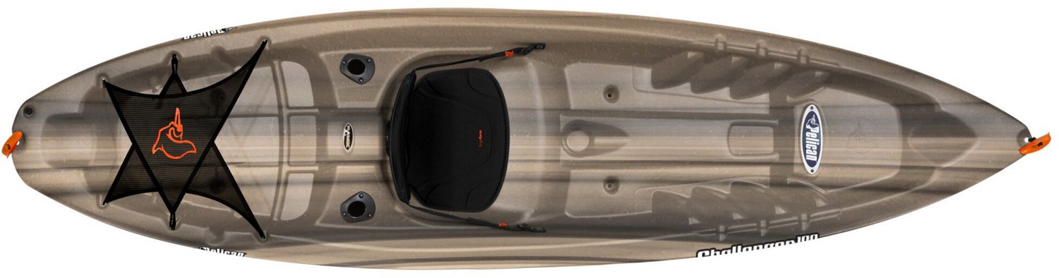 Pelican 10 ft CHALLENGER 100 Angler Fishing Kayak Academy