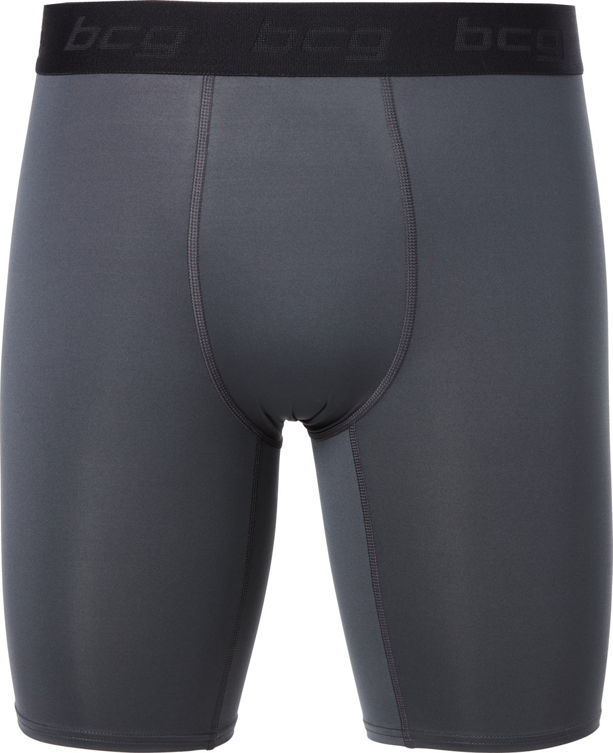 BCG Men's Performance Solid Compression Briefs 9 in Academy