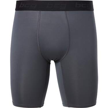 BCG Men's Performance 9 in Solid Compression Briefs                                                                             