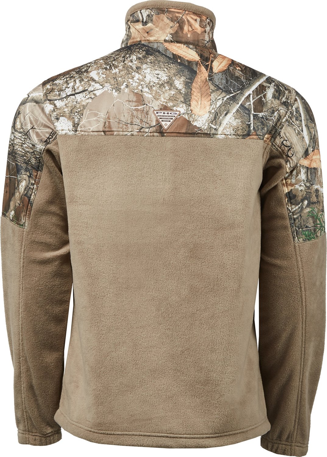 Columbia Sportswear Men's PHG Camo Fleece Overlay 1/4 Zip Pullover