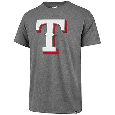 ‘47 Men's Texas Rangers Imprint Super Rival Short Sleeve T-Shirt                                                              
