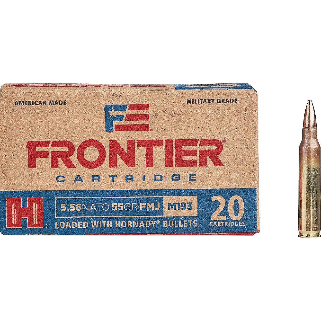 Hornady Frontier 5.56 NATO 55-Grain Centerfire Rifle Ammunition - 20 Rounds                                                      - view number 2