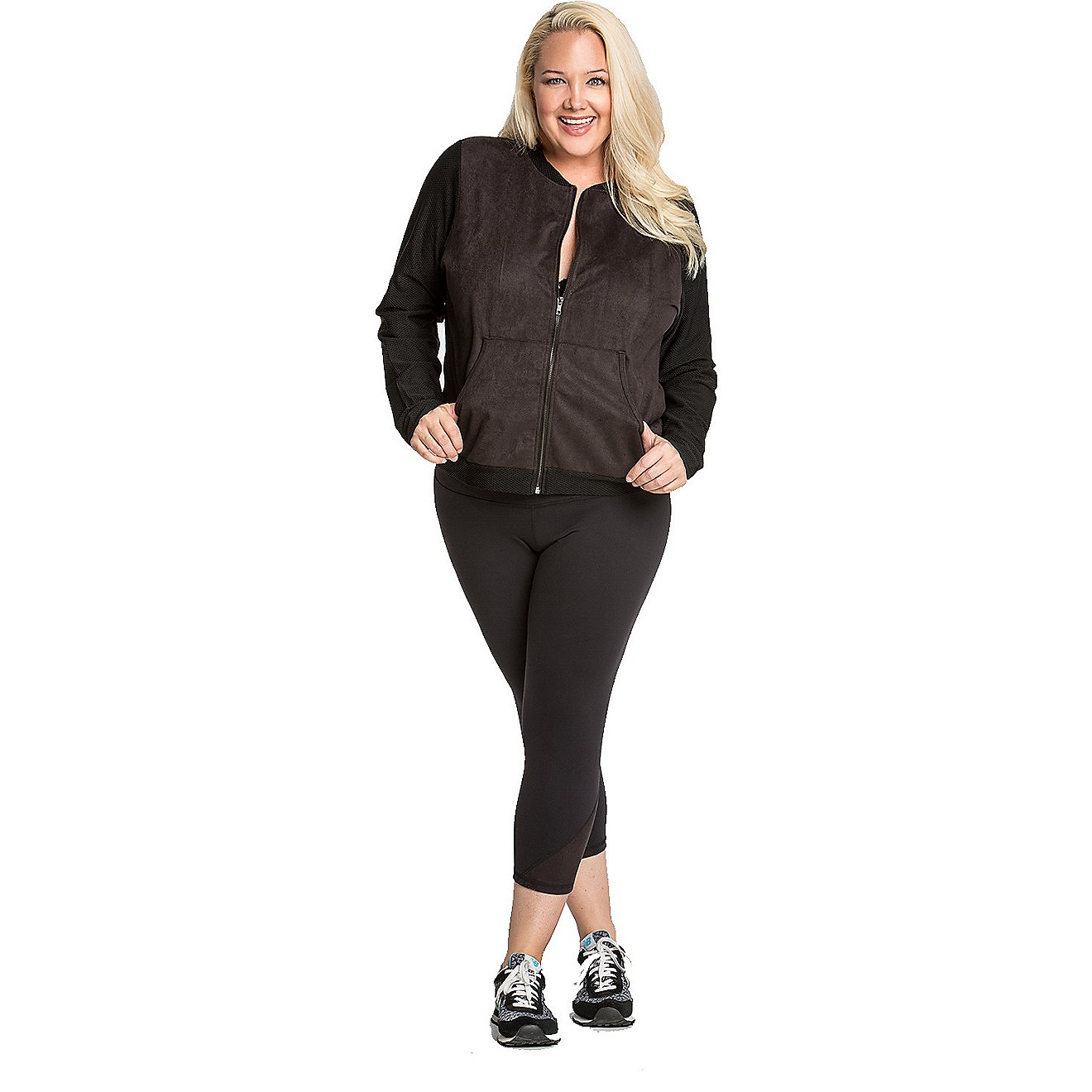 Lola Getts Women's Plus Size Track Jacket                                                                                        - view number 1
