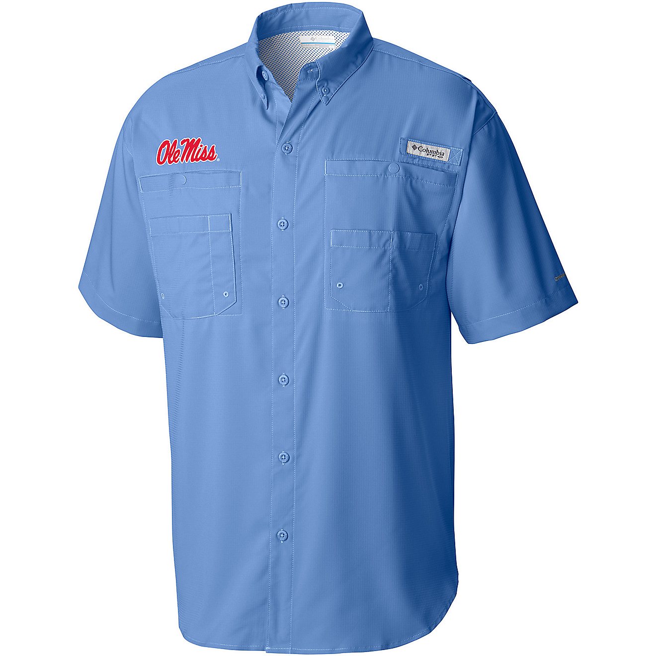 Columbia Sportswear Men's University of Mississippi Tamiami Shirt                                                                - view number 1