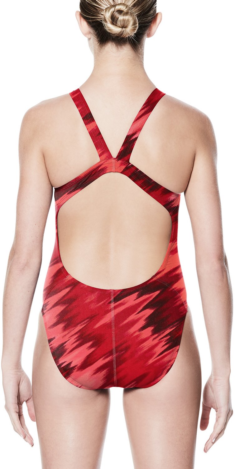 Nike Women's Immiscible Fastback 1Piece Performance Swimsuit Academy