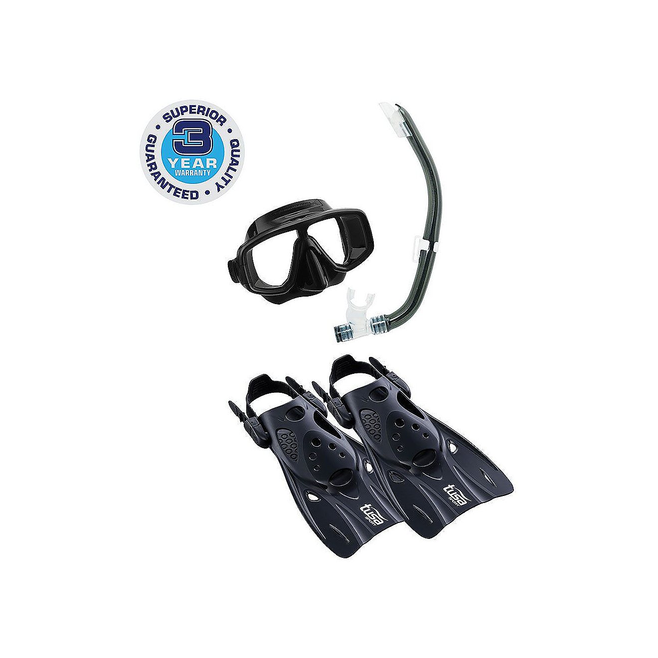 TUSA Sport Platina Mask, Hyperdry Snorkel & Fin Travel Set                                                                       - view number 5