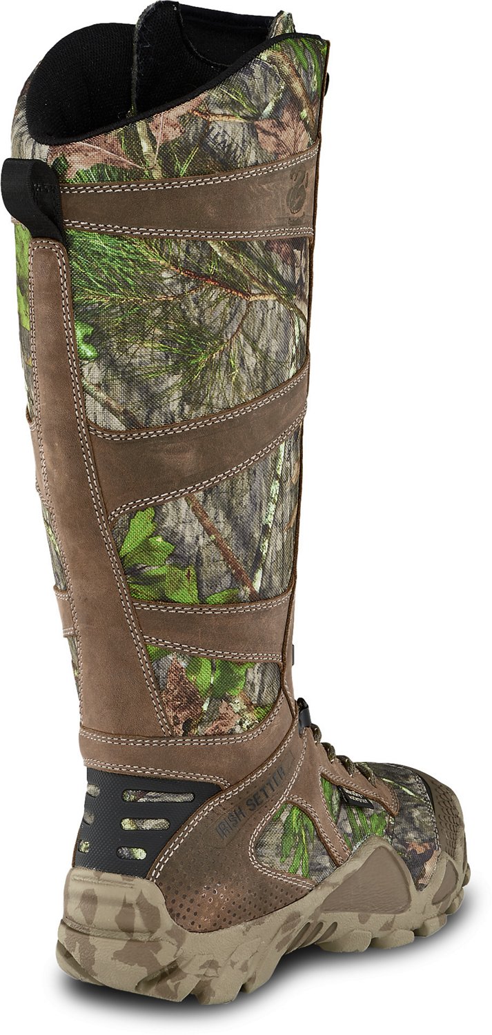 irish setter vaprtrek camo leather waterproof hunting boots