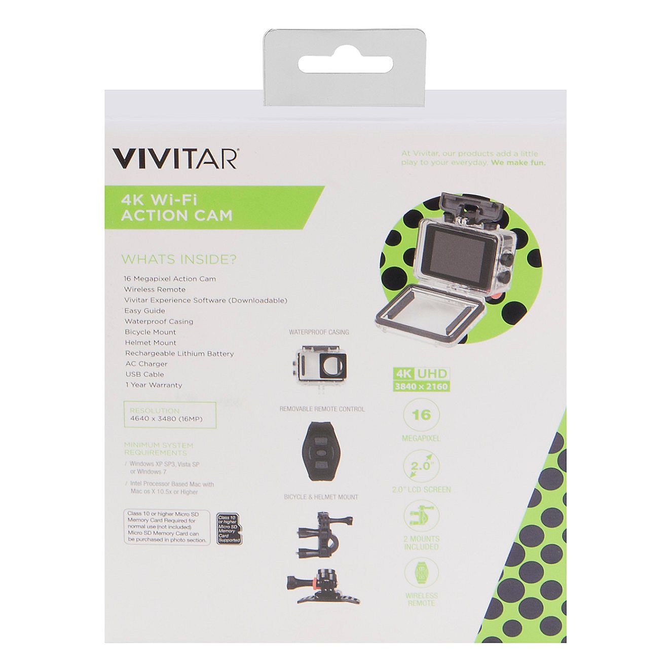 Vivitar DVR 917HD 16.0 MP 4K Ultra HD Wi-Fi Action Cam                                                                           - view number 16