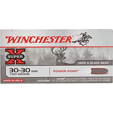 Winchester Super-X Power-Point .30-30 Winchester 150-Grain Rifle Ammunition - 20 Rounds                                         