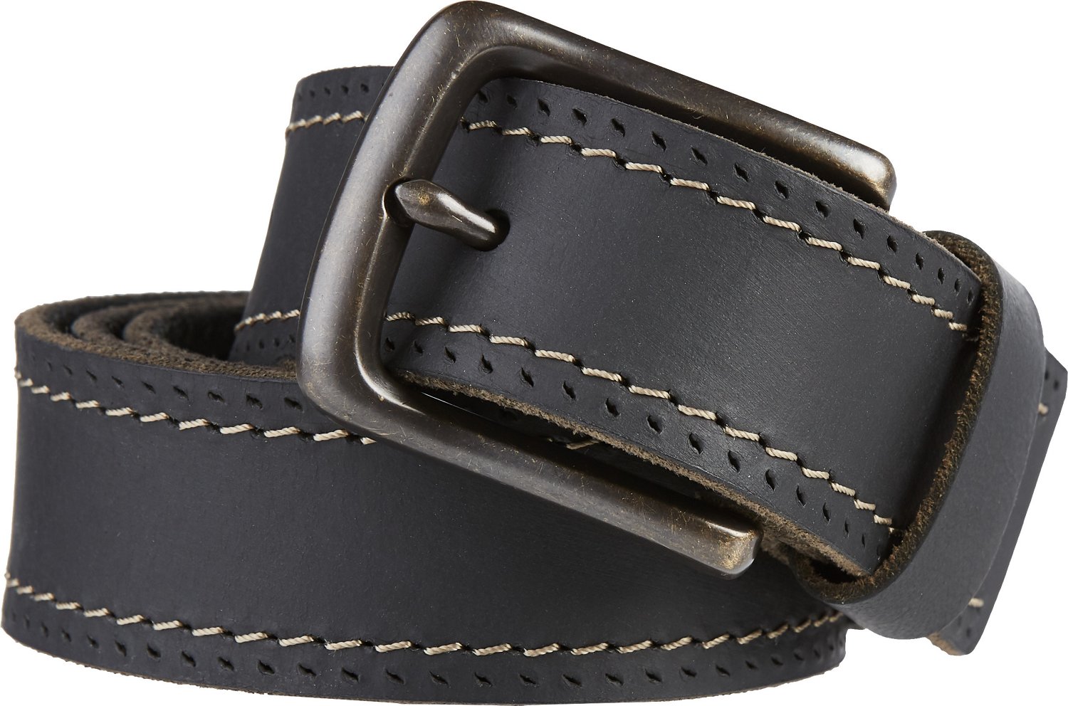Magellan Outdoors Men's Pebble Leather Contrast Stitch Belt | Academy