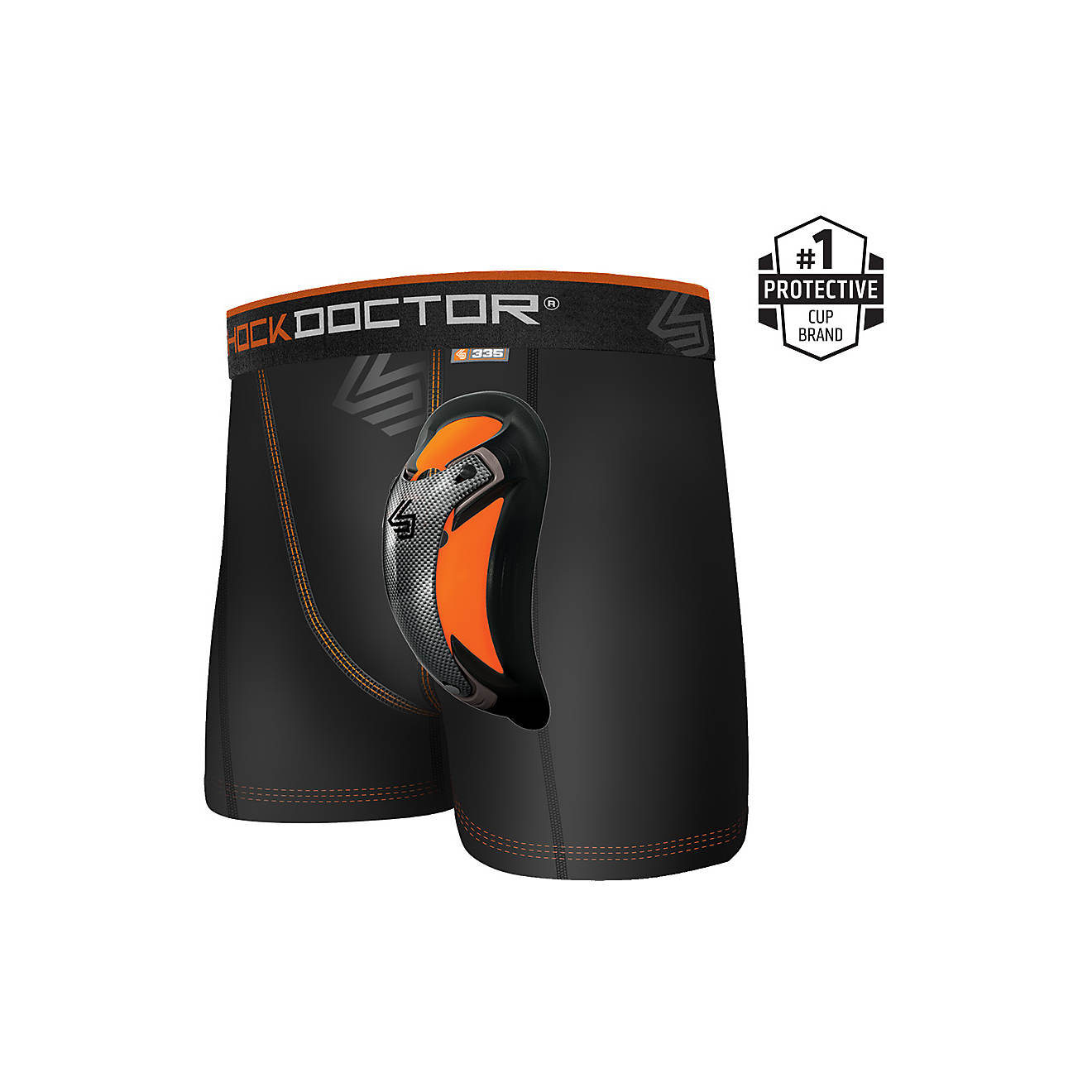 Shock Doctor Men's Ultra Cup Ultra Pro Boxer Compression Shorts                                                                  - view number 1