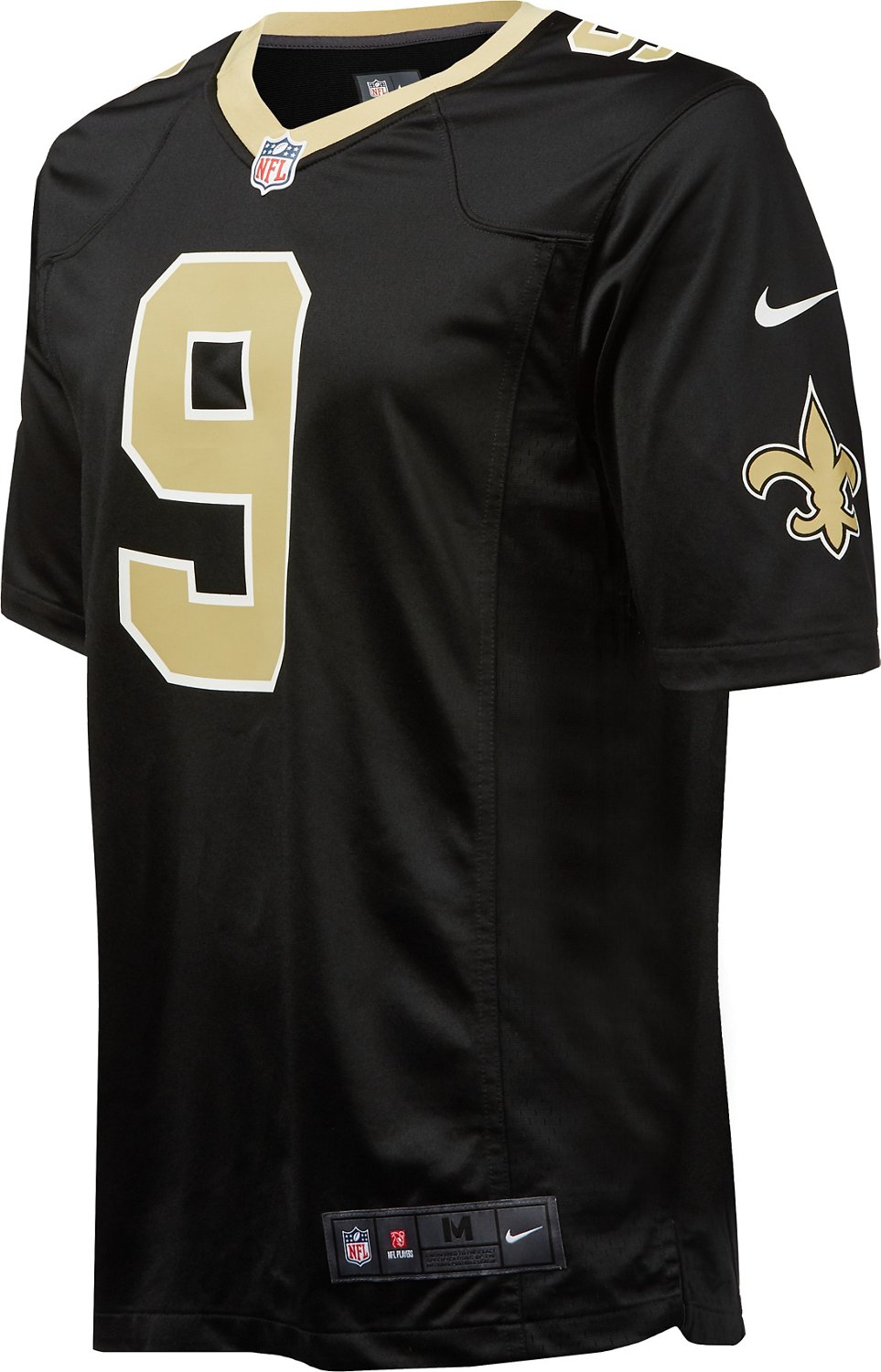 Nike Men's New Orleans Saints Drew Brees 9 Game Jersey Academy