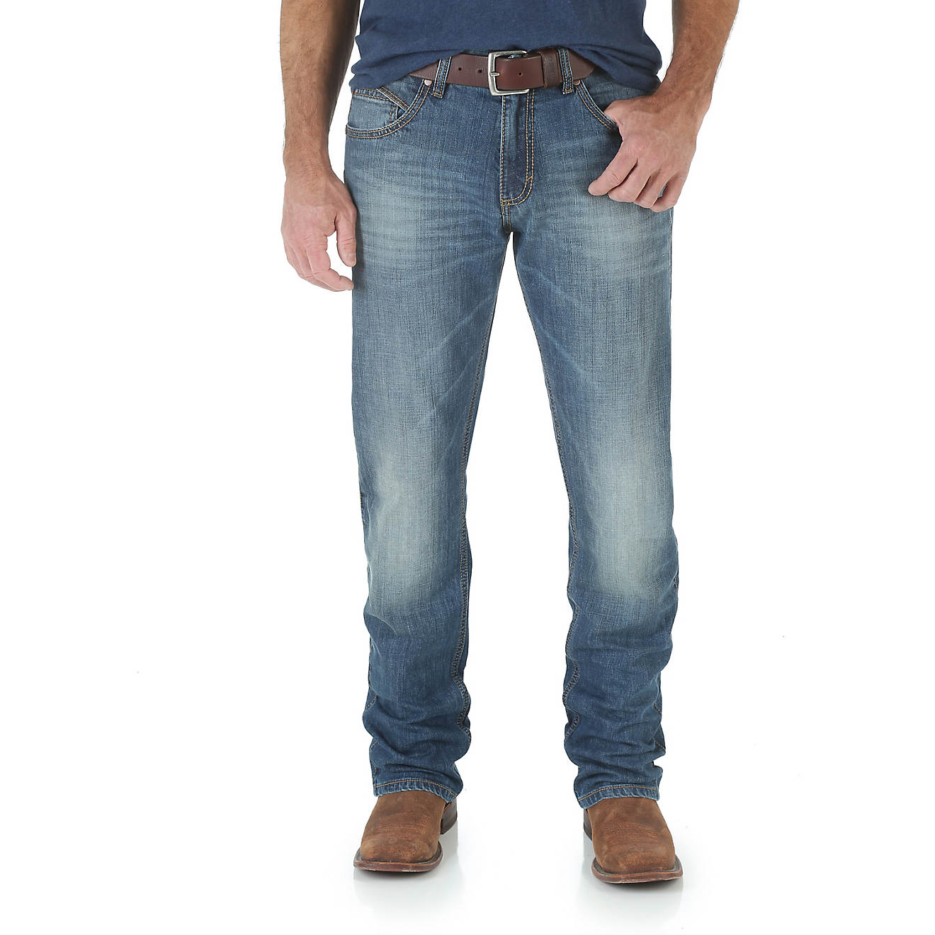 Wrangler Men's Retro Slim Fit Straight Leg Jeans                                                                                 - view number 1