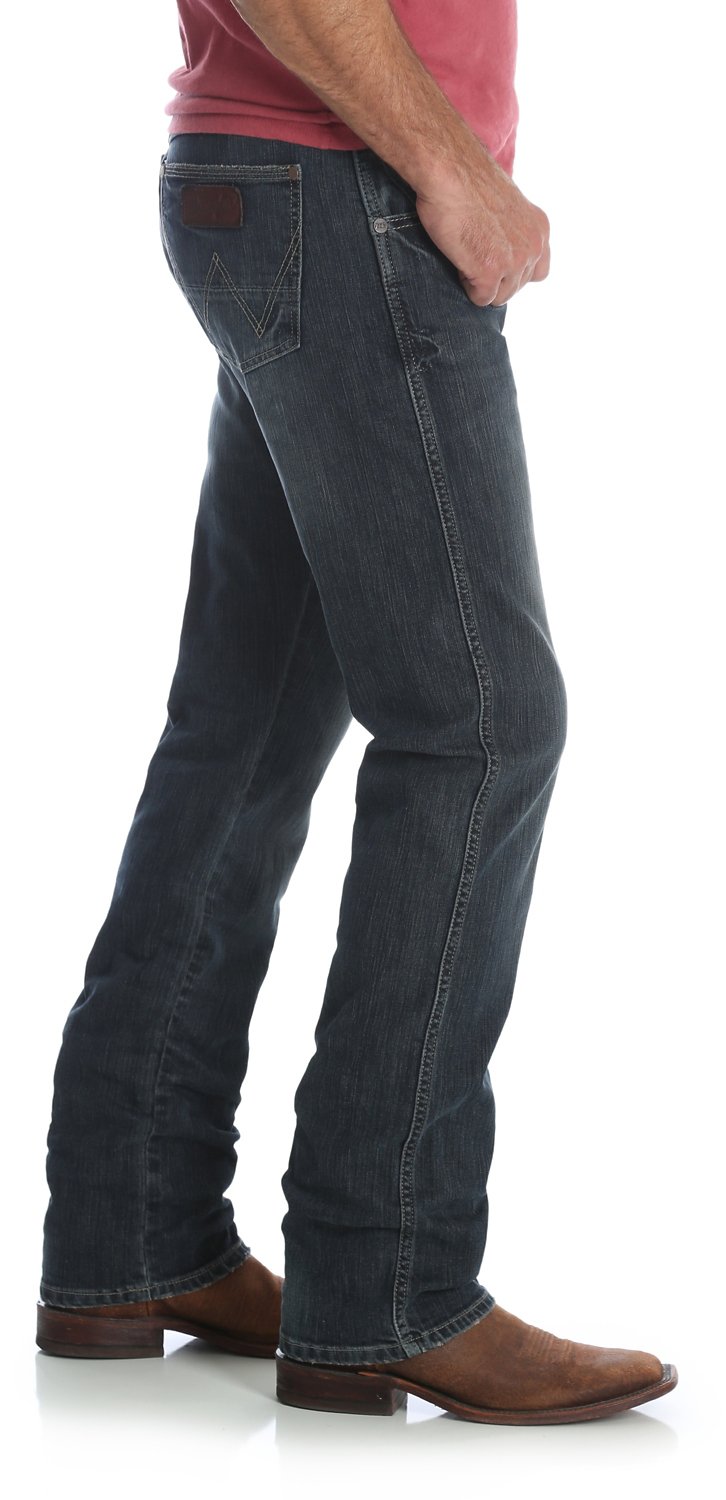 slim fit straight leg work pants