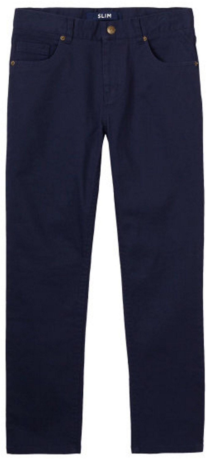 boys slim uniform pants