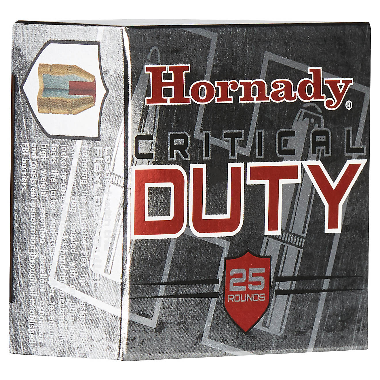 Hornady Critical Duty 9mm +P Luger 124-Grain FlexLock Ammunition - 25 Rounds                                                     - view number 1