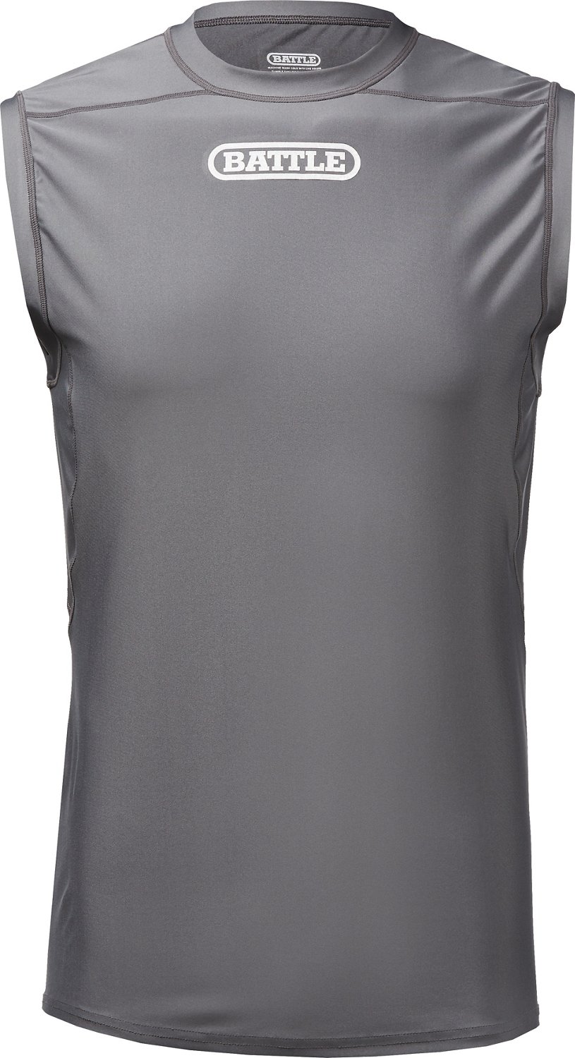 Battle Youth Sleeveless Football Compression Top Academy