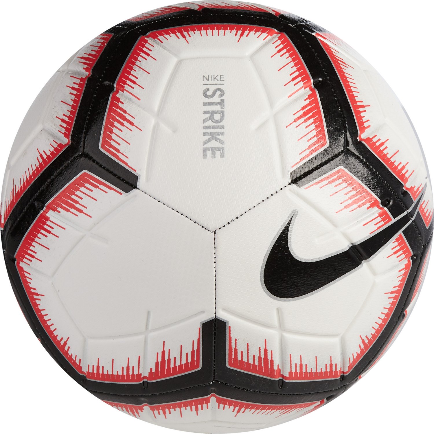 Nike Strike Soccer Ball White/Red/Black Size 4 SC3310 100 Sporting ...