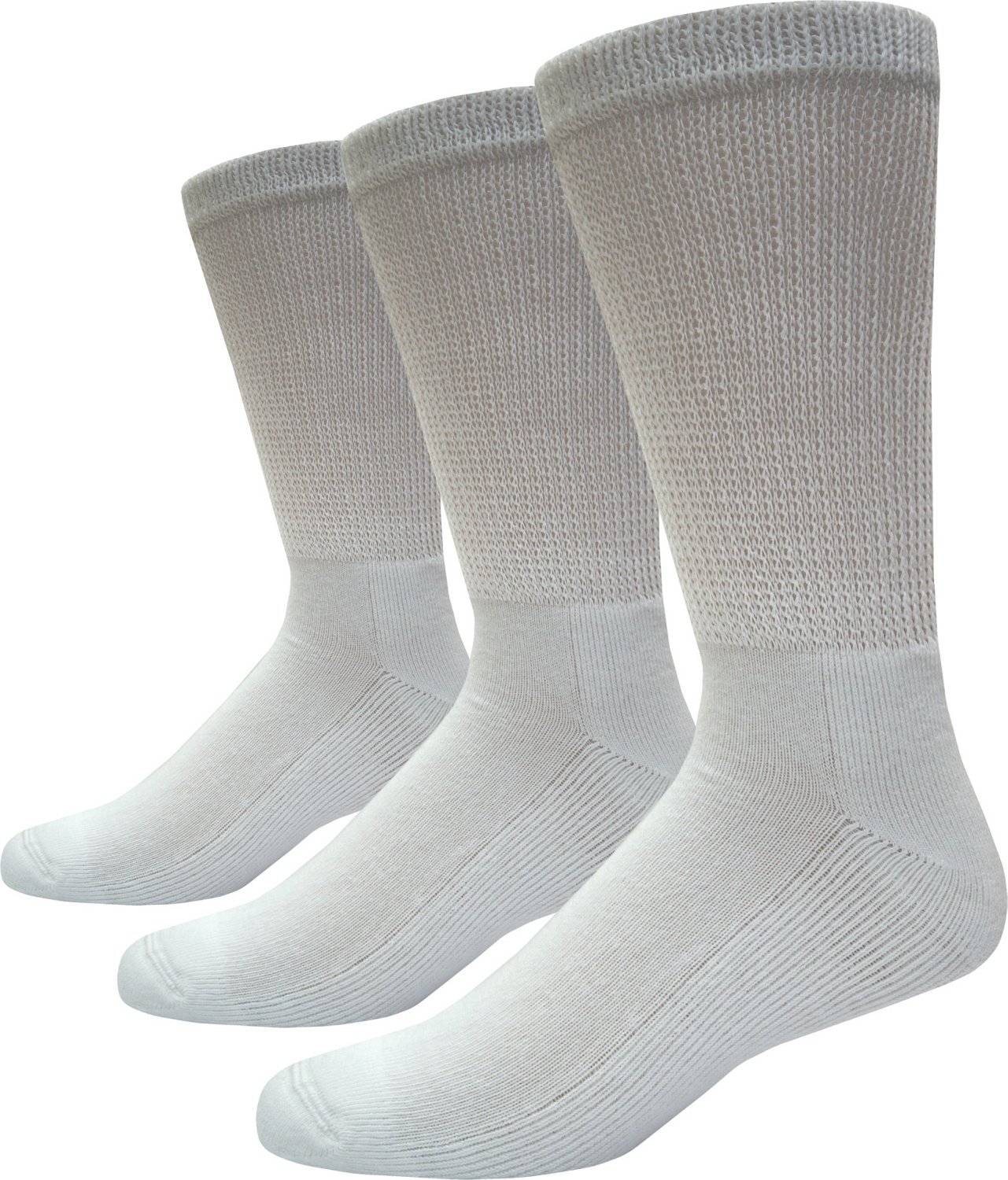 Foot Comfort Diabetic Care Natural Cotton Comfort Crew Socks 3