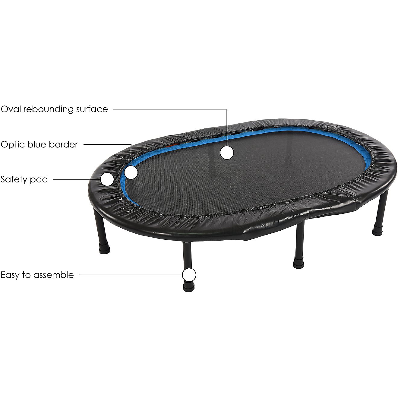 Stamina Oval Fitness Trampoline                                                                                                  - view number 4