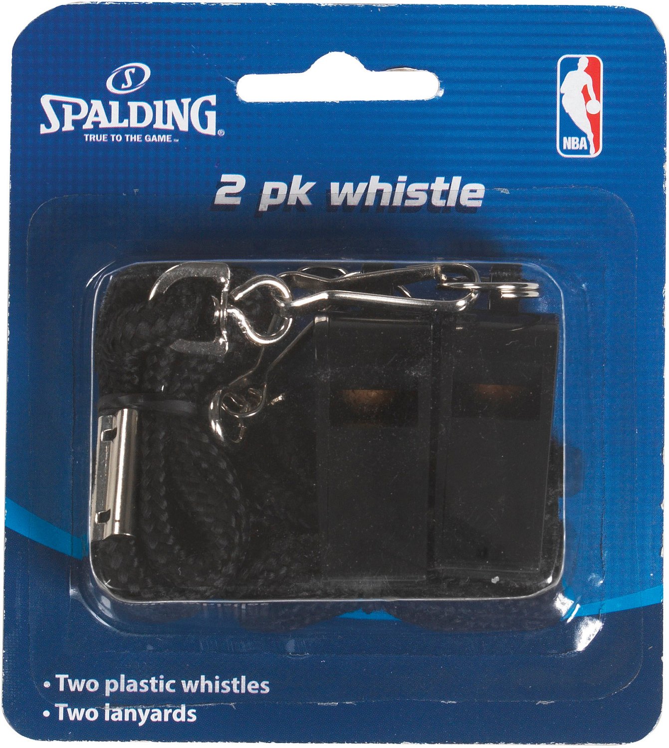 Spalding Plastic Whistles 2-Pack                                                                                                