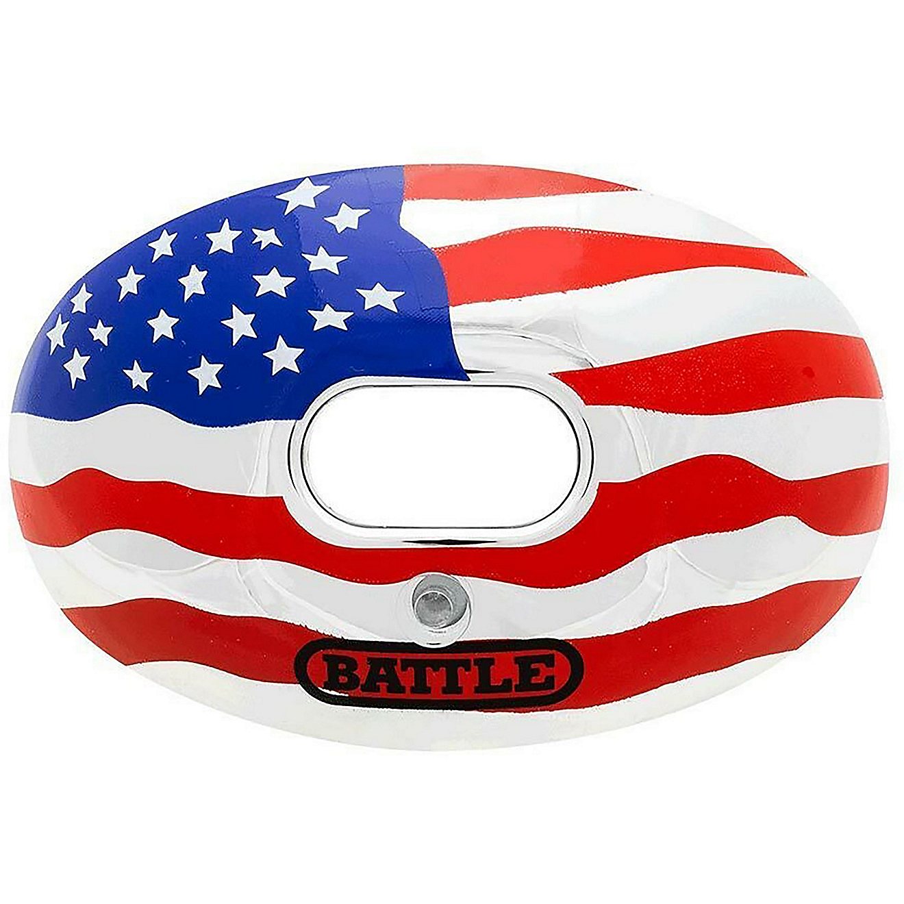 Battle Adults' Oxygen Chrome American Flag Mouth Guard                                                                           - view number 1