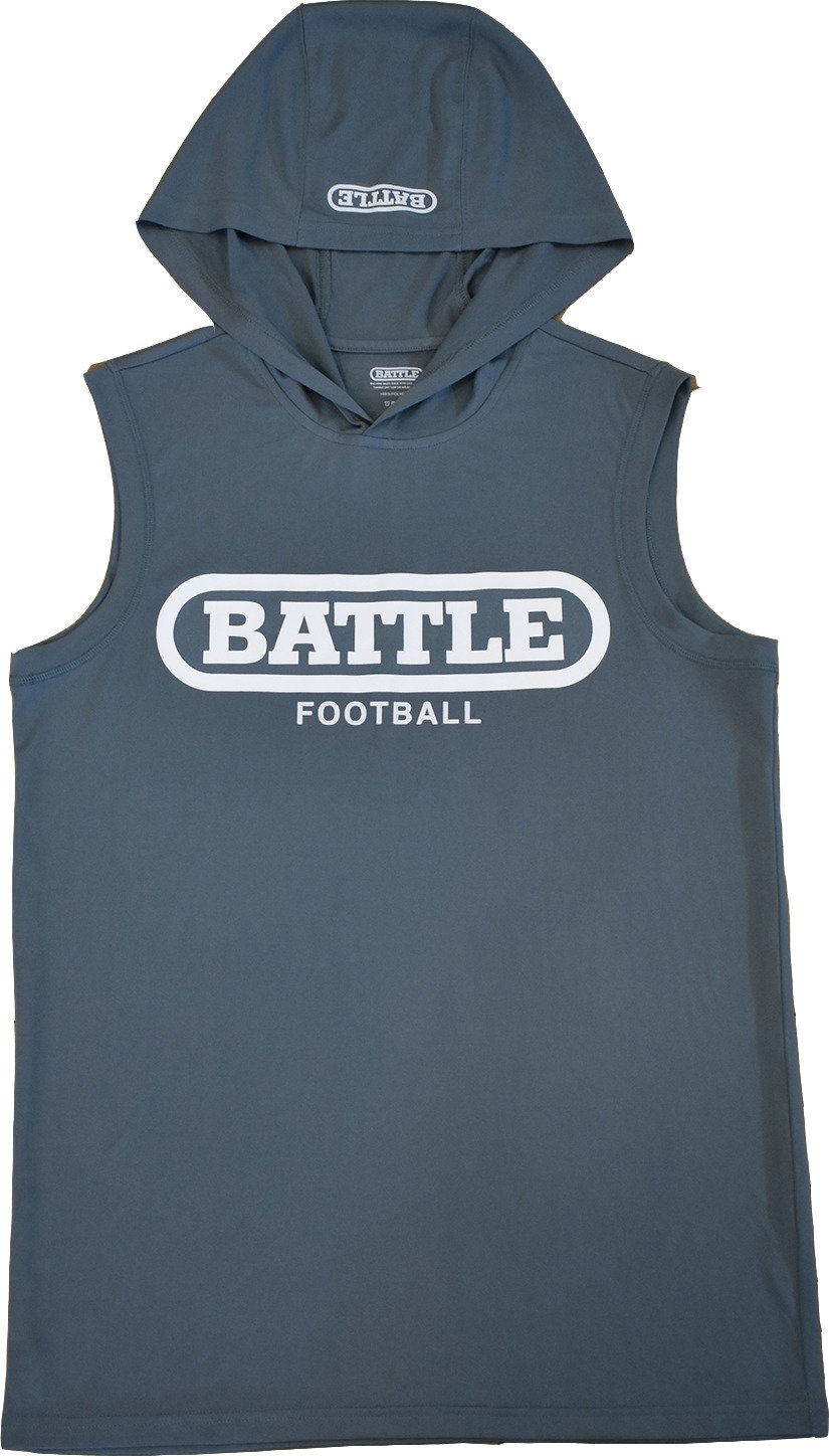 battle sleeveless light action hoodie